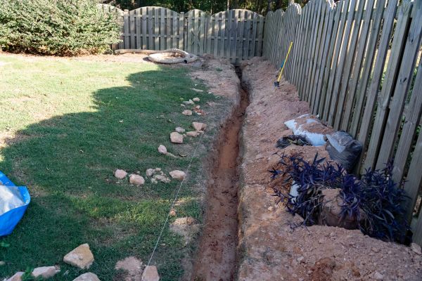Trench Drain Installation in Lapeer
