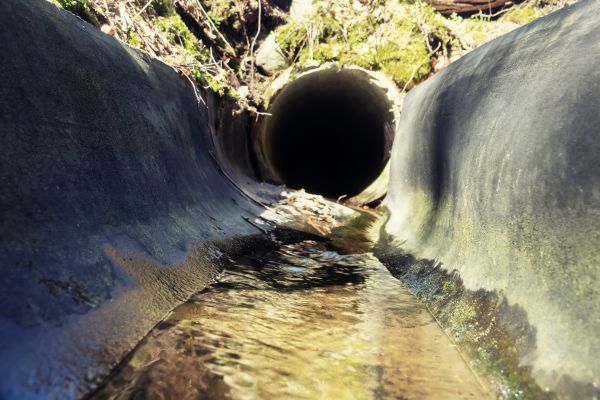 Drainage Swale Installation in Lapeer