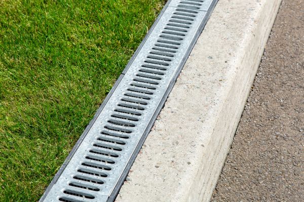Courtyard Drain Installation in Lapeer